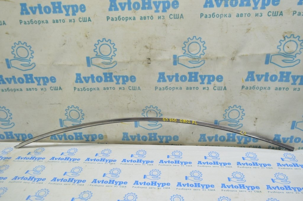 Молдинг двери верхний передней левой Lexus GS300 GS350 GS430 GS450h 06-11 хром (02) вмятина