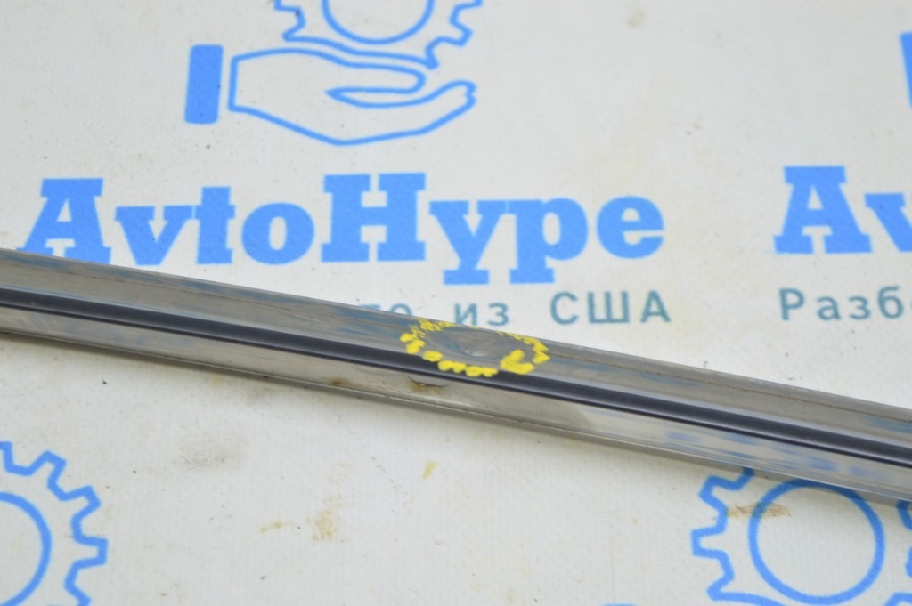 Молдинг двери верхний передней левой Lexus GS300 GS350 GS430 GS450h 06-11 хром (02) вмятина — фото 2