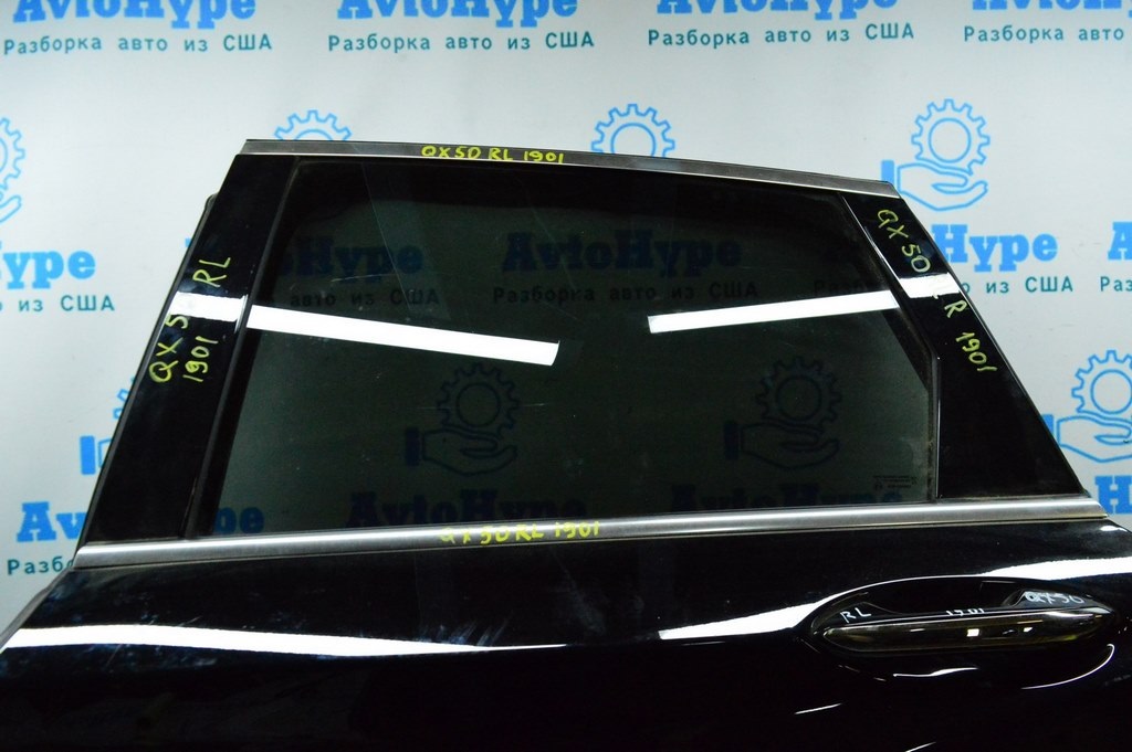 Молдинг двери верхний зад лев Infiniti QX50 19-