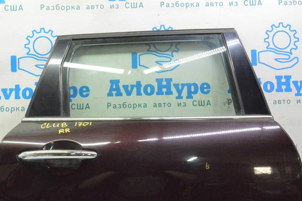 Молдинг двери верхний зад прав Mini Cooper Clubman 16-22 с уплотнителем