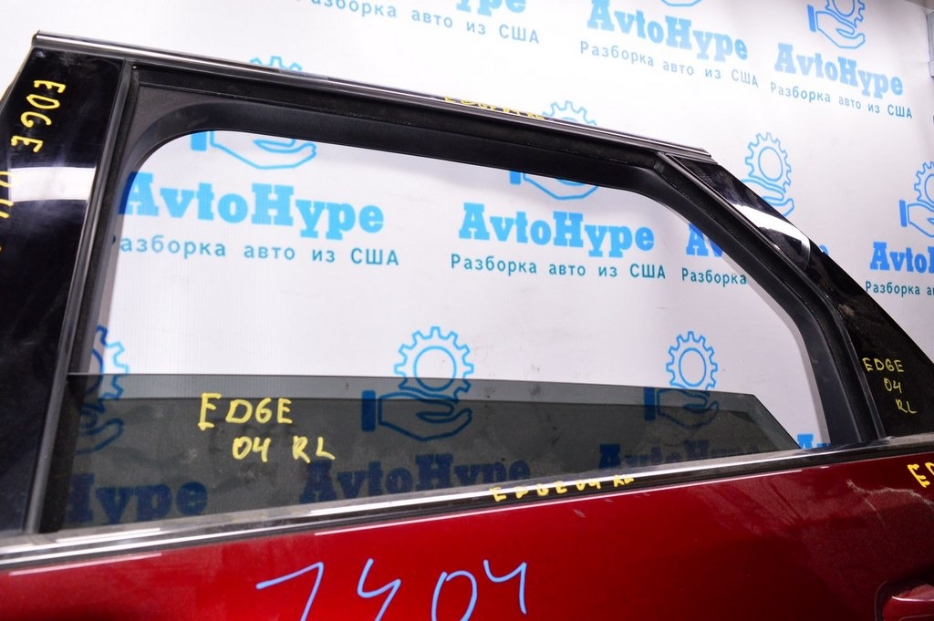 Молдинг двери верхний задний левый Ford Edge 16- хром с уплотнителем стекла