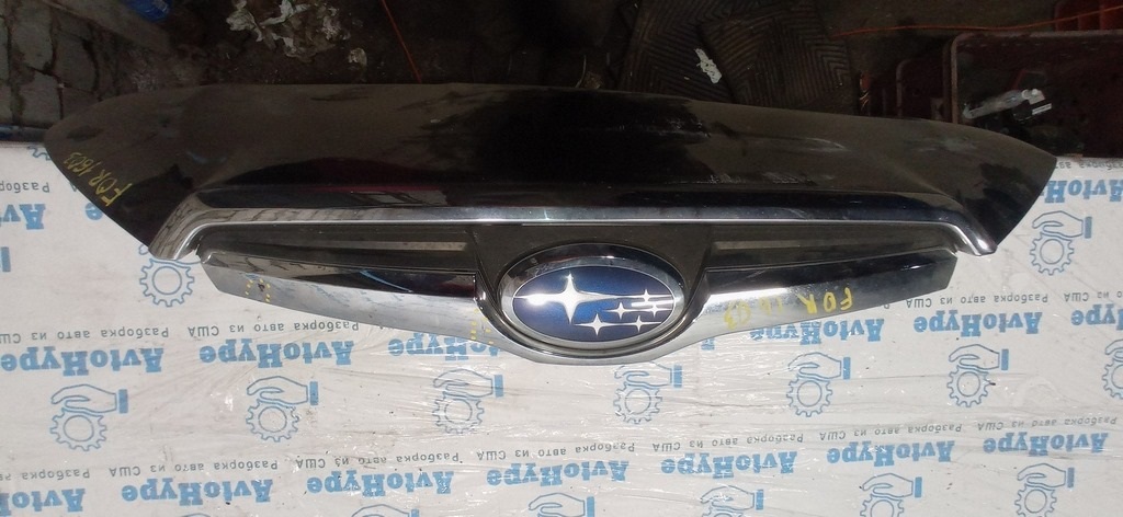 Молдинг капота Subaru Forester 14-18 SJ хром (03) небольшой деф — фото 2