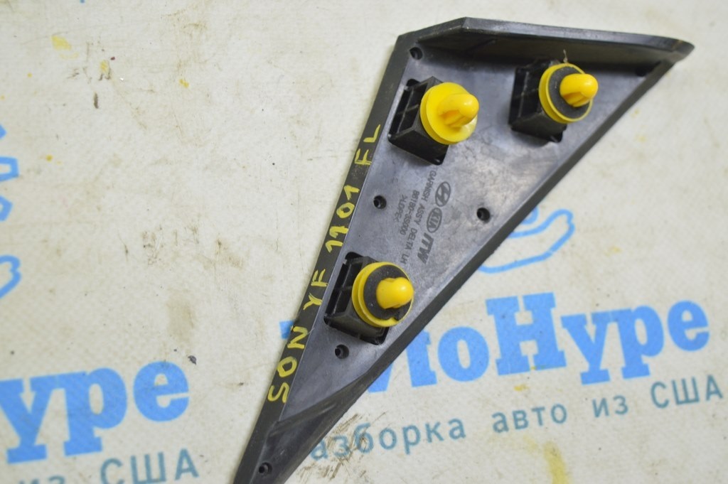 Молдинг крыла треугольник левый Hyundai Sonata 11-15 мат — фото 2