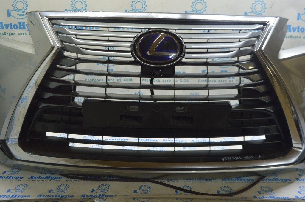 Молдинг решетки радиатора grill верх Lexus RX350 RX450h 16-19