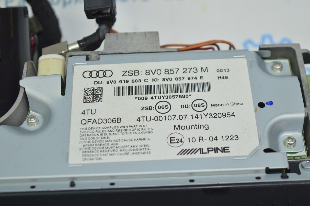 Монитор, дисплей, навигация Audi A3 8V 15-16 MMI (01) деф.дисплея — фото 3