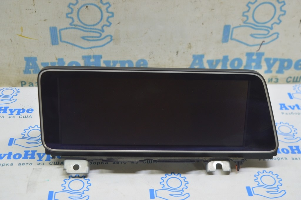 Монитор, дисплей, навигация Lexus RX350 RX450h 16-17 12.3" (02) с коричневой накладкой
