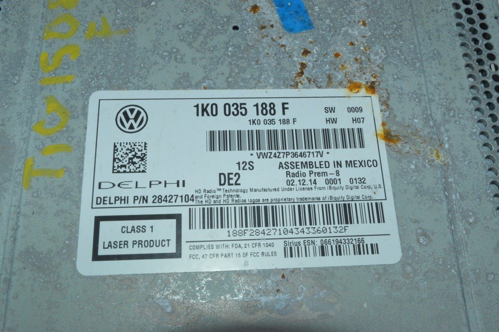 Монитор, дисплей, навигация VW Tiguan 09-17 на 6 кнопок (08) — фото 2