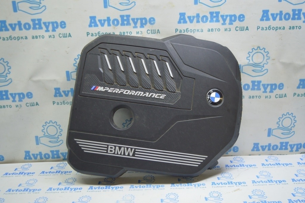 Накладка двигателя BMW X3 G01 18-23 B58 Mperfomans (01) деф спереди небольшой
