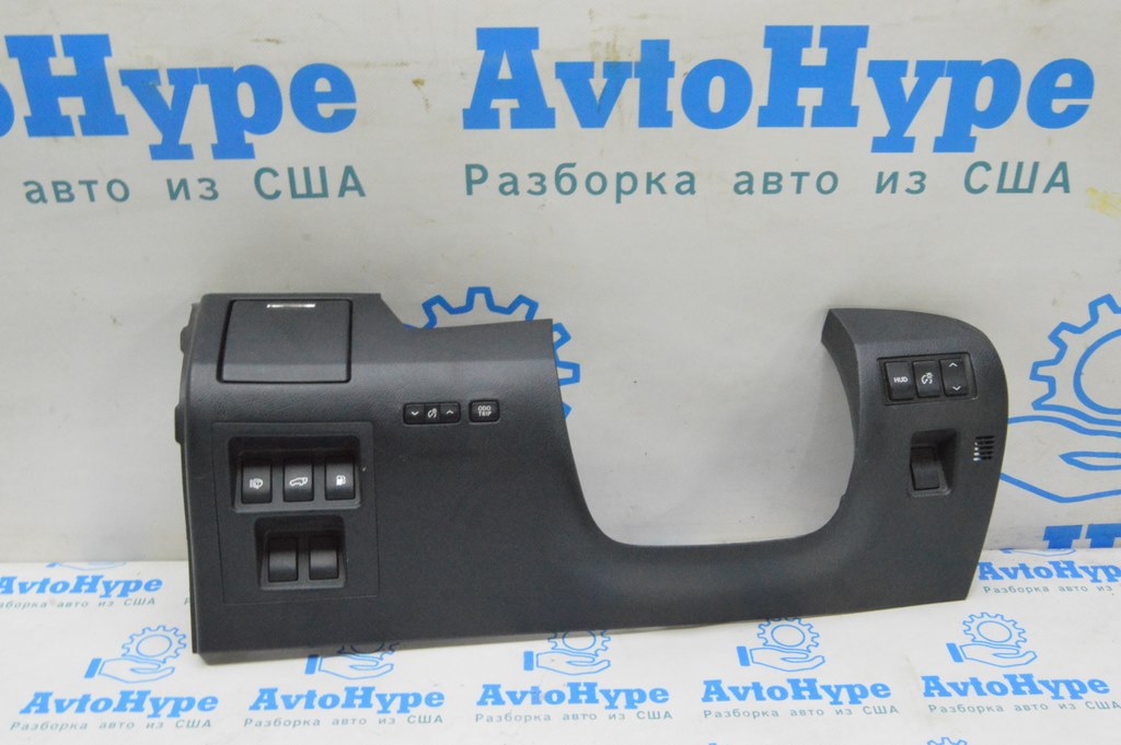 Накладка колени водителя с подстаканником Lexus RX350 10-15 черн