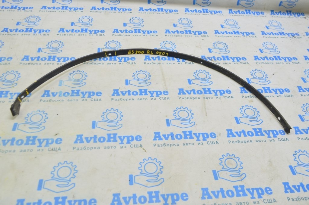 Накладка крыла арка задняя левая Lexus GS300 GS350 GS430 GS450h 06-11 (01) примята, надрыв