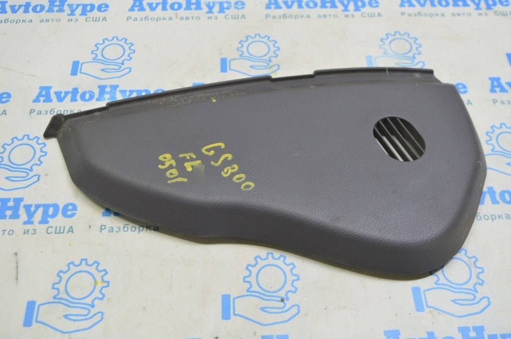Накладка передней панели боковая левая Lexus GS300 GS350 GS430 GS450h 06-11 коричневая