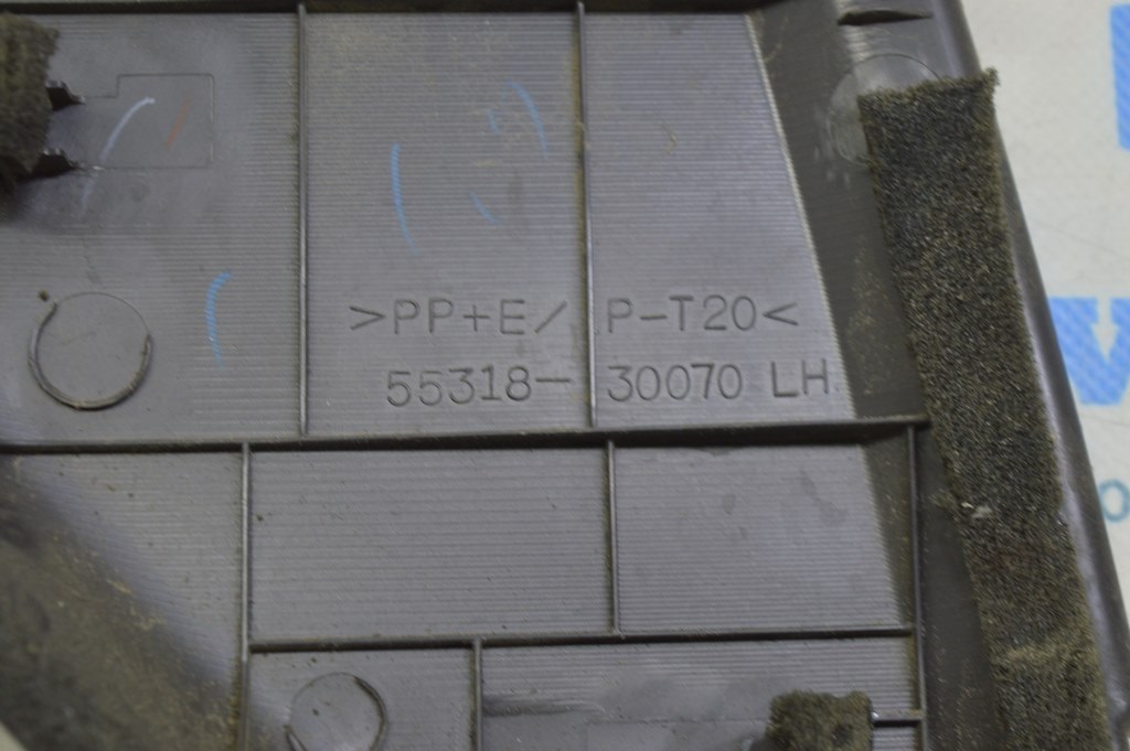 Накладка передней панели боковая левая Lexus GS300 GS350 GS430 GS450h 06-11 коричневая — фото 3