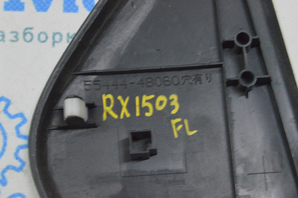 Накладка передней панели боковая левая Lexus RX350 RX450 10-15 черная — фото 3