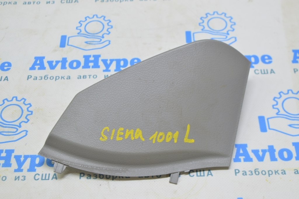 Накладка передней панели боковая левая Toyota Sienna 15-20 серая (01) Реал М
