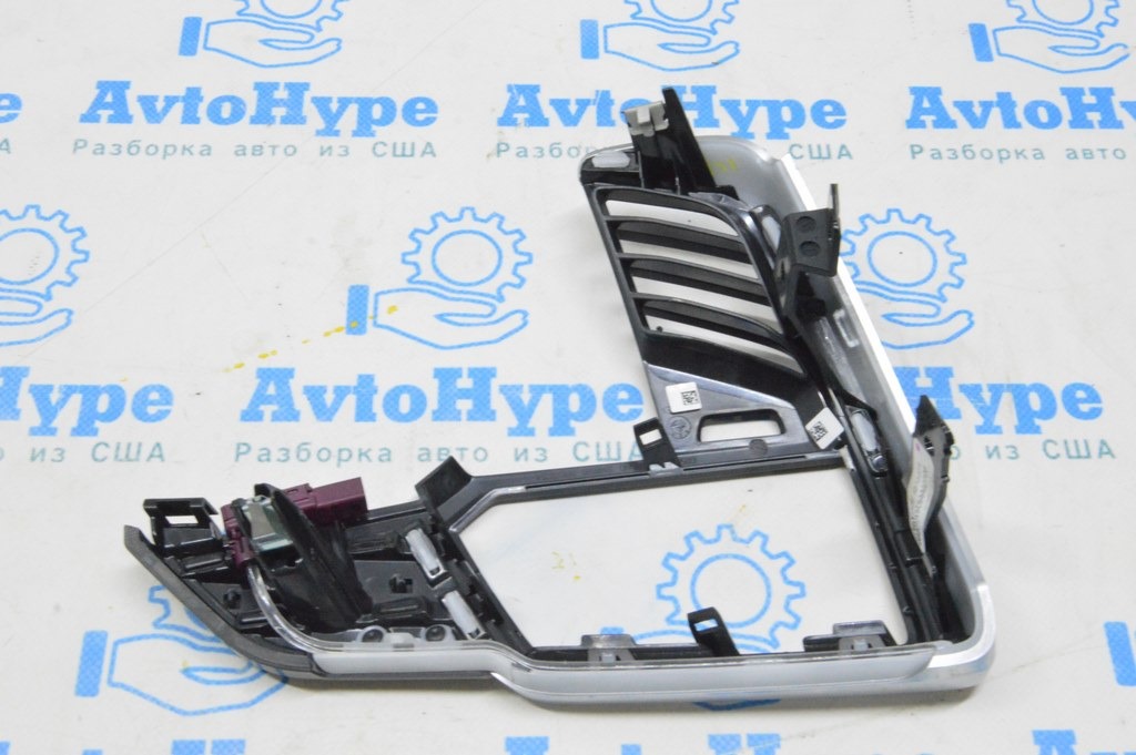 Накладка передней панели левая BMW X5 G05 19-23 под дерево Fineline Stripe — фото 4