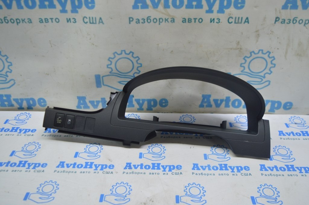 Накладка передней панели обрамления щитка приборов Toyota Camry v50 12-14 usa\euro черн — фото 3