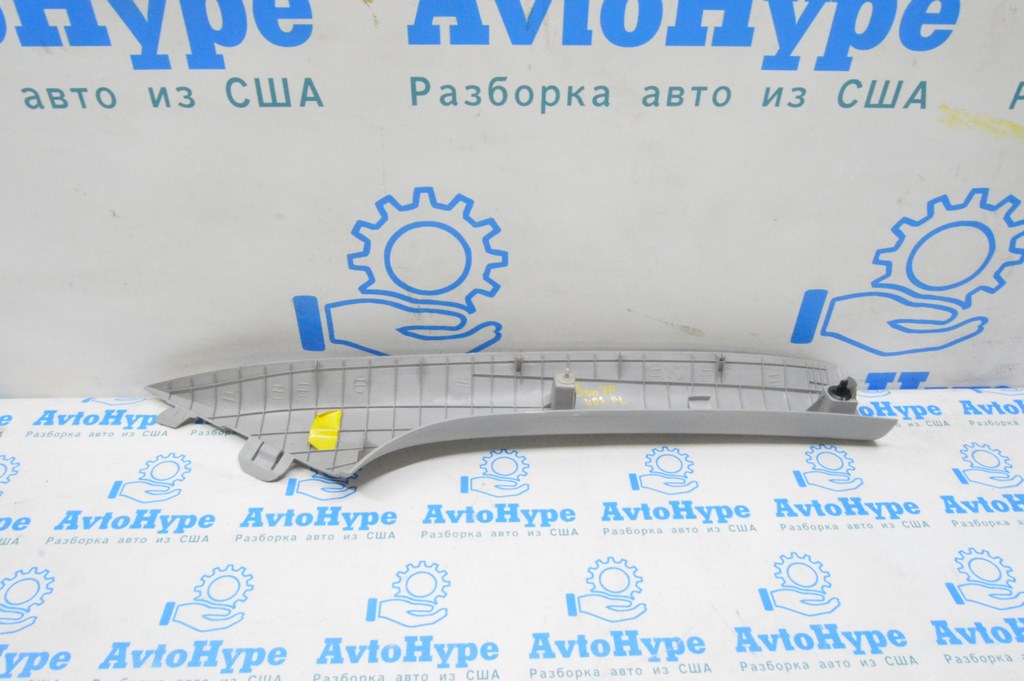 Накладка передней стойки левая Hyundai Sonata 11-15 серая (02) царапина — фото 3