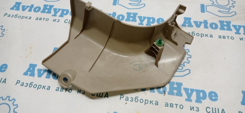 Накладка передней стойки нижняя левая Nissan Rogue 14- бежевая — фото 2