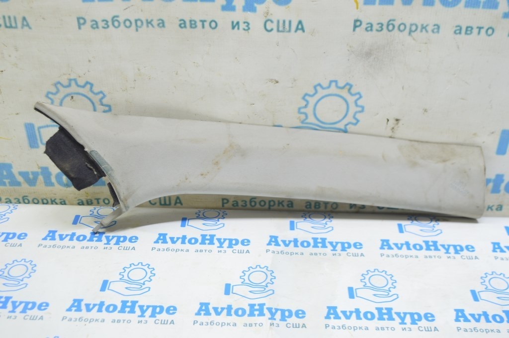 Накладка передней стойки правая Lexus ES350 07-12 серая (01) под чистку, потёрта