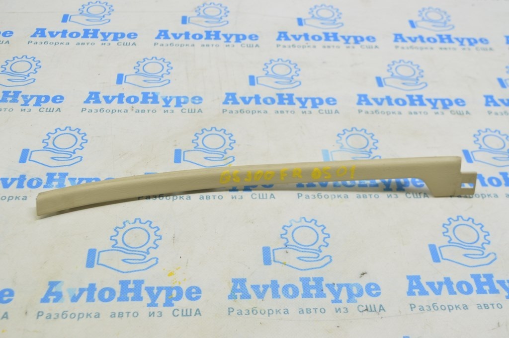 Накладка передней стойки центр правая Lexus GS300 GS350 GS430 GS450h 06-09 бежевая