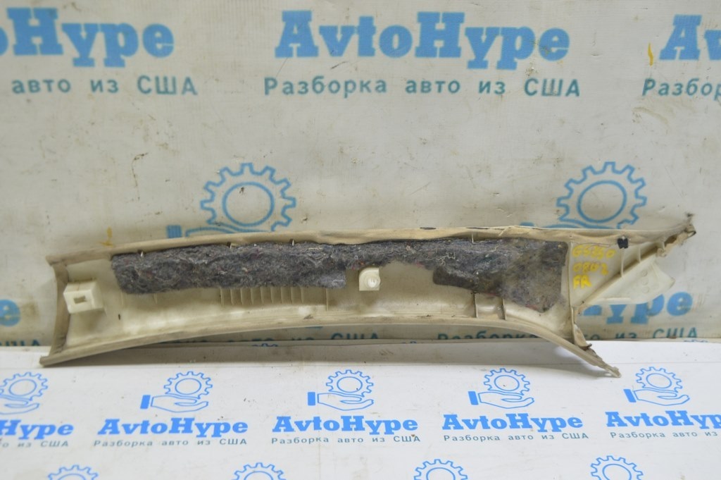 Накладка передней стойки верхняя прав Lexus GS300 GS350 GS430 GS450h 06-09 бежевая (02) дефект — фото 2