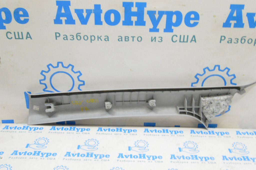 Накладка передней стойки верхняя правая Honda CRV 07-11 серая — фото 2