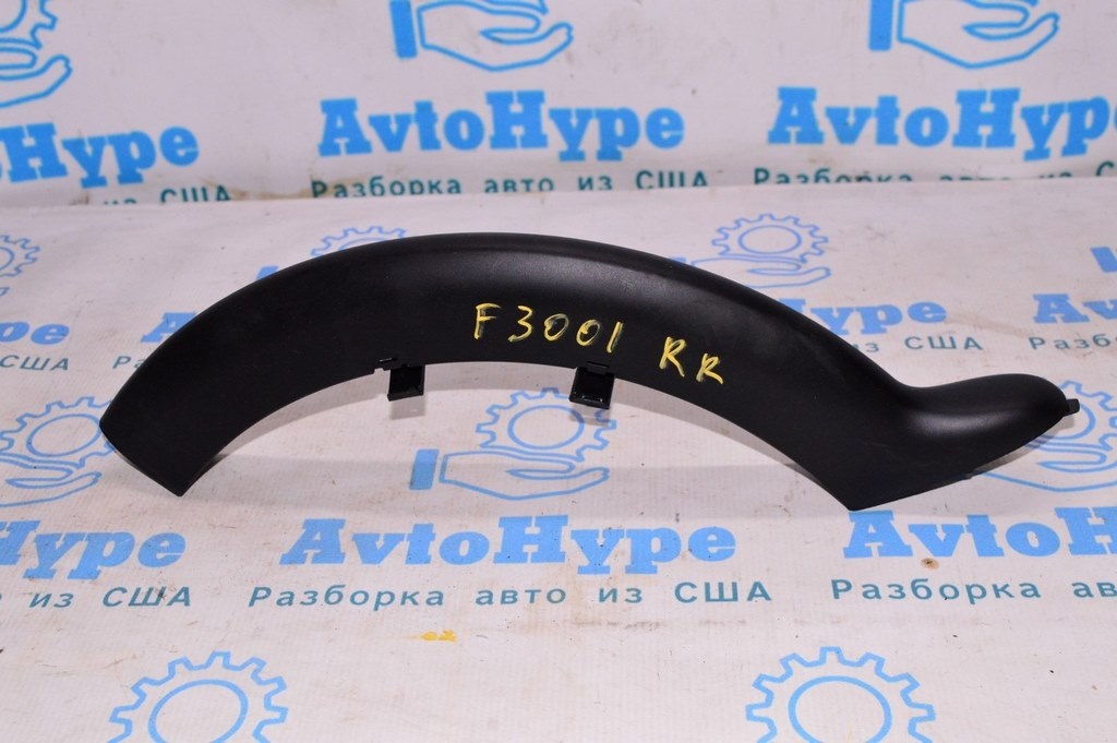 Накладка петли крышки багажника правая BMW 3 F30 12-18 черная