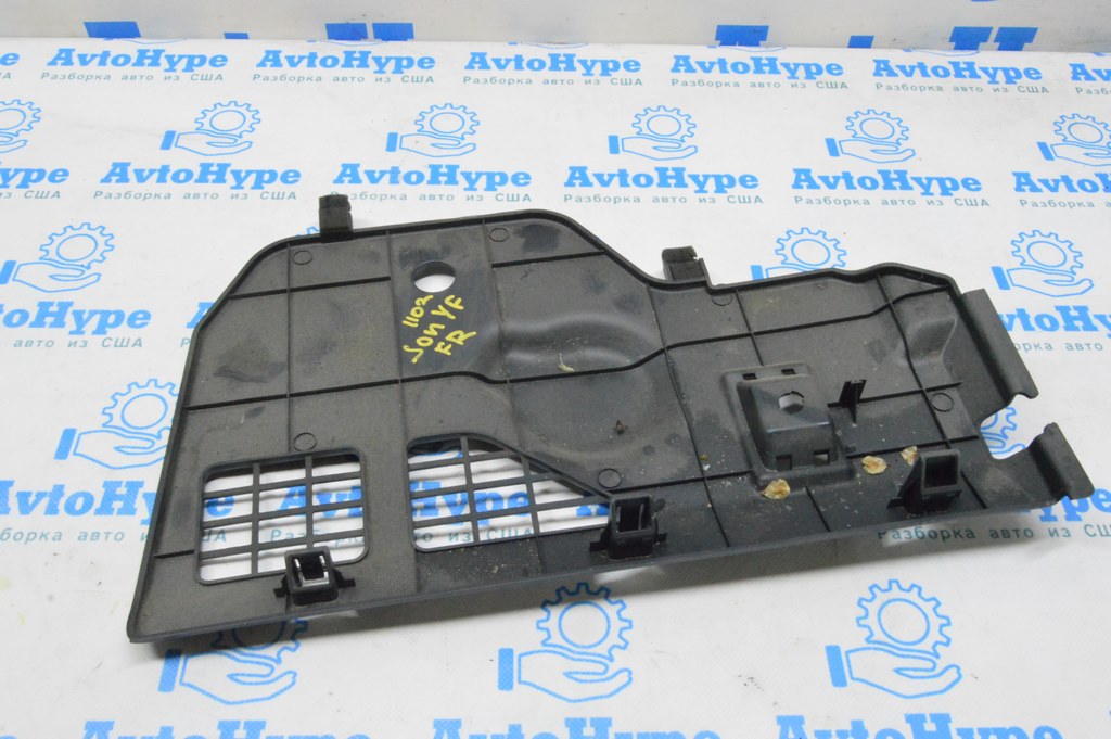 Накладка подторпедная ноги пассажира Hyundai Sonata 11-15 черная — фото 2