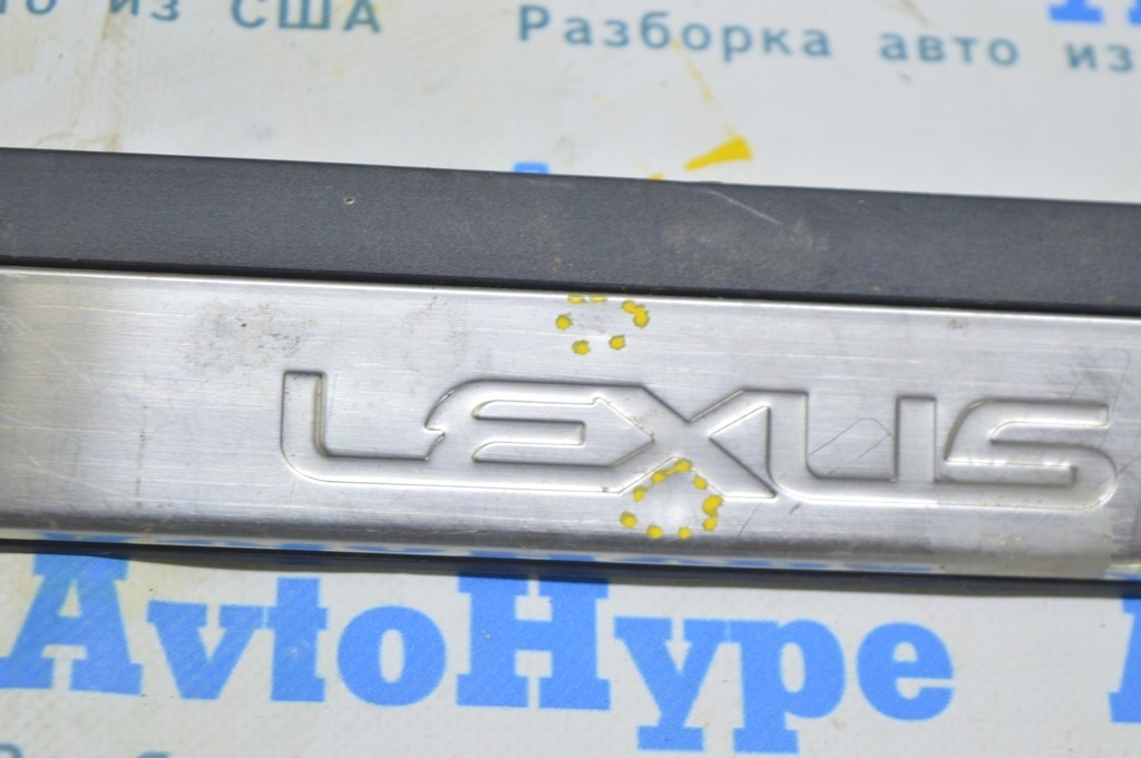 Накладка порога наружная передняя левая Lexus ES350 07-12 (01) примята — фото 4
