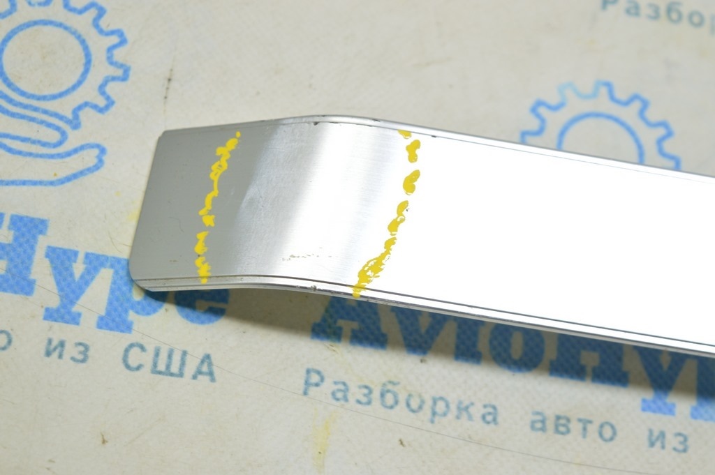 Накладка порога наружная передняя левая Lexus GS300 GS350 GS430 GS450h 06-11 хром (01) гнутая — фото 2