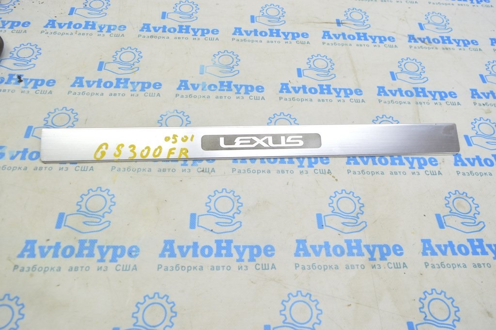 Накладка порога наружная передняя правая Lexus GS300 GS350 GS430 GS450h 06-11 хром