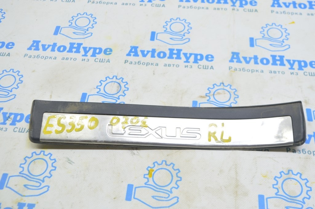 Накладка порога наружная задняя левая Lexus ES350 07-12 черн с хром