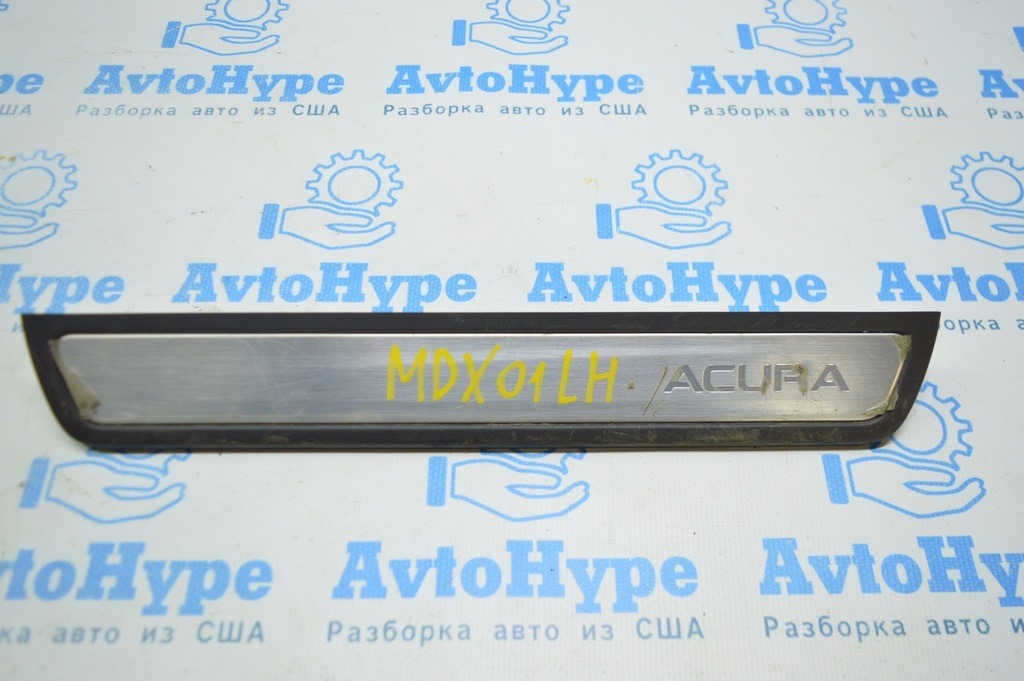 Накладка порога перед лев наружн Acura MDX 14-20 хром