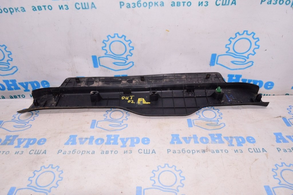 Накладка порога перед лев Subaru Outback 15-19 черн (02) запилена — фото 2