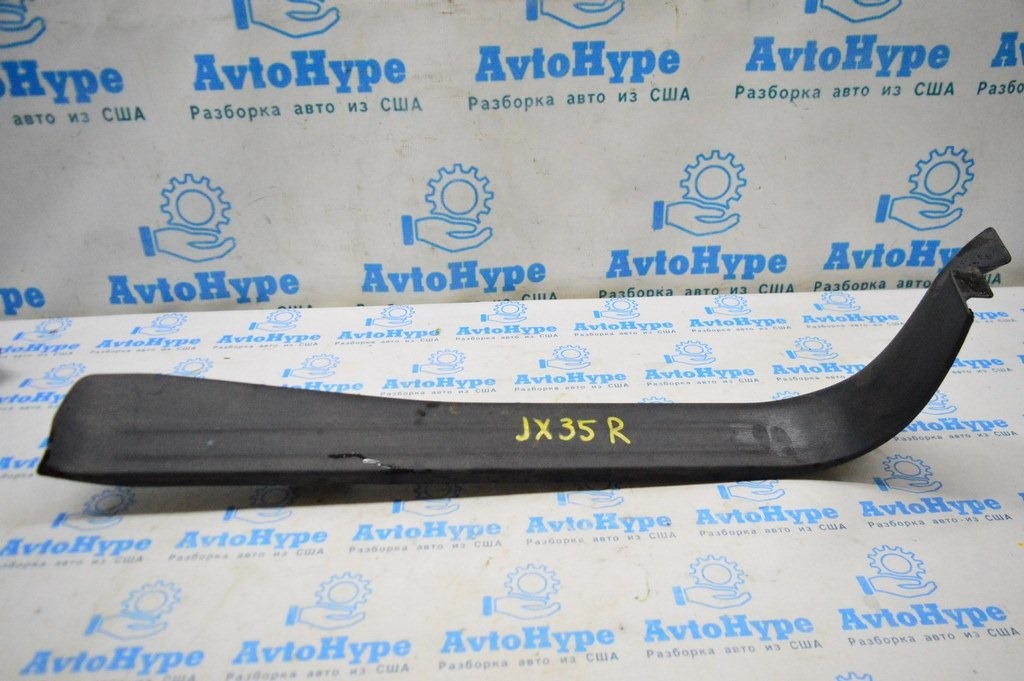 Накладка порога перед прав внутр Infiniti JX35 QX60 13- черн, тип 1