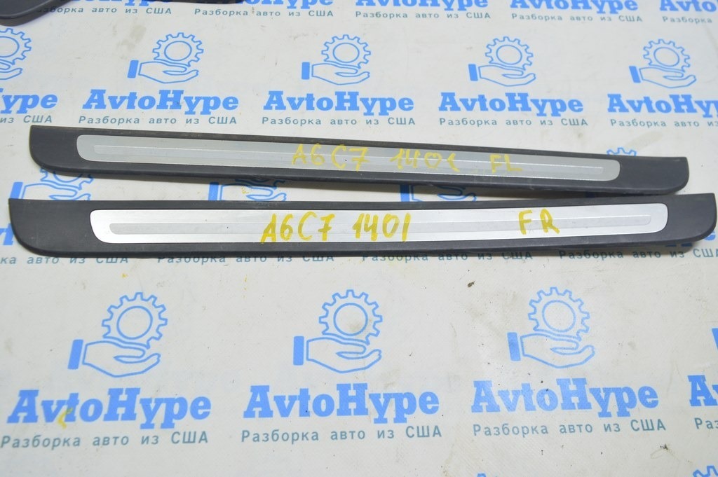 Накладка порога вненш передняя лев Audi A6 C7 12-18