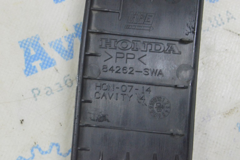 Накладка порога внешн зад лев Honda CRV 07-11 черн — фото 3