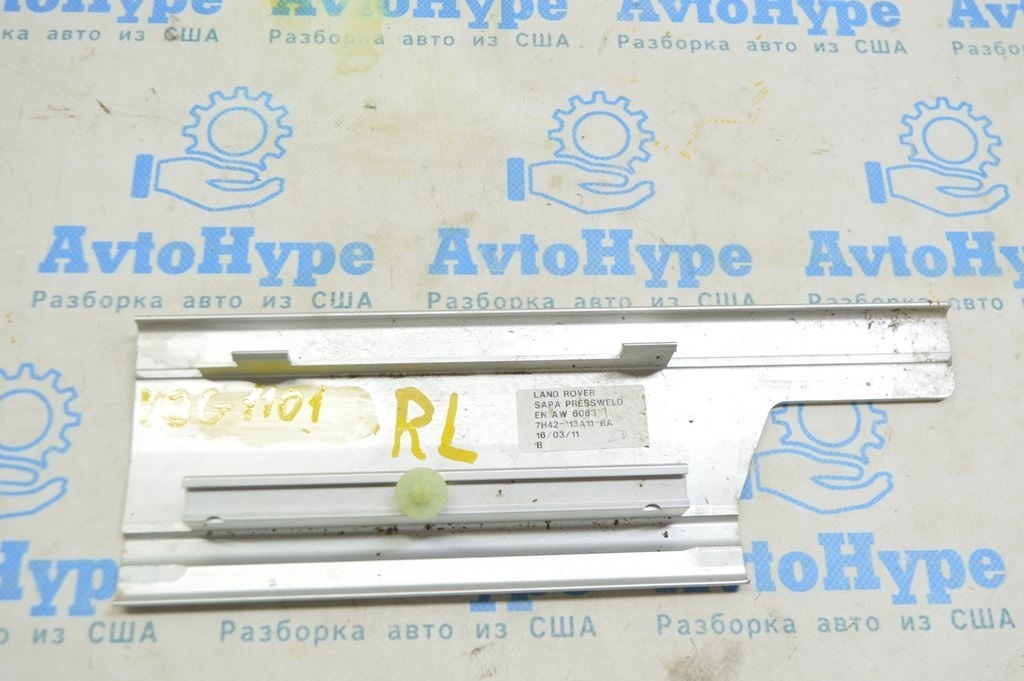 Накладка порога внешн зад лев хром Range Rover VOG L322 02-12 — фото 2