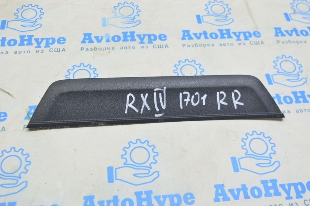 Накладка порога внешн задняя правая Lexus RX350 RX450h 16-22 черн