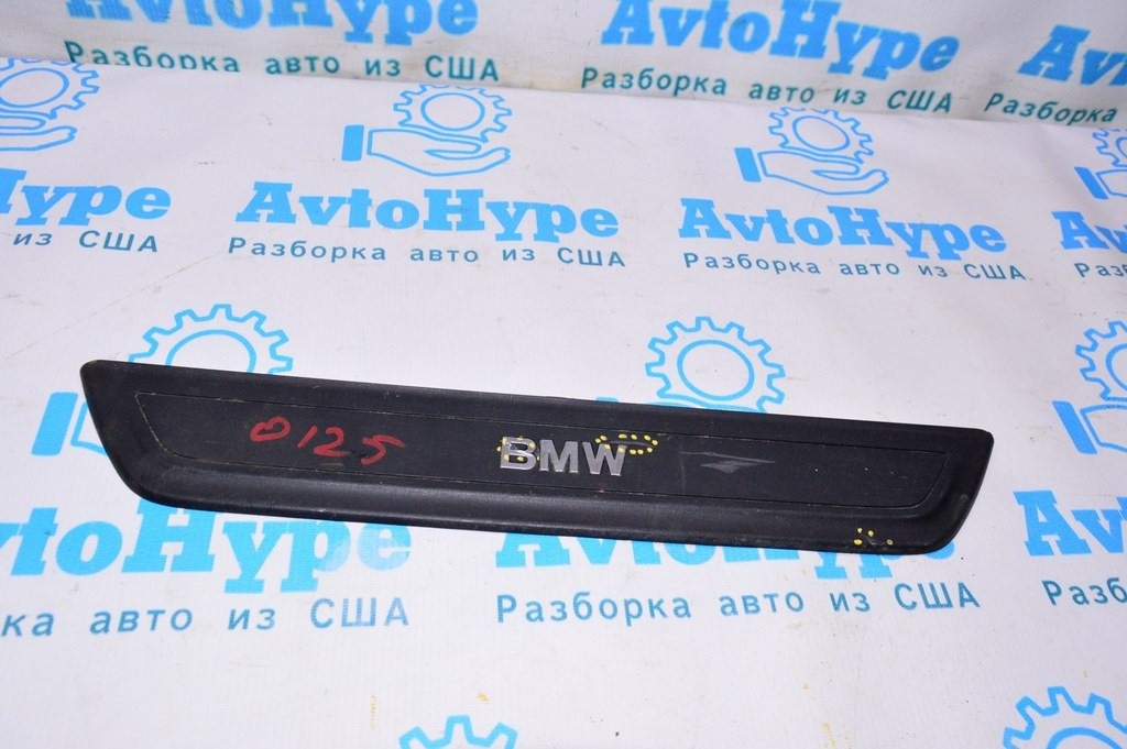 Накладка порога внешняя перед лев BMW X3 F25 11-17 (01) запилена