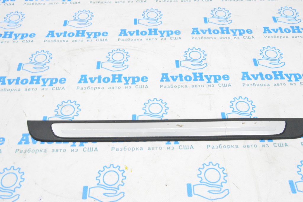 Накладка порога внешняя передняя левая Audi A3 8V 15-18 4d, 5d, серая (02)