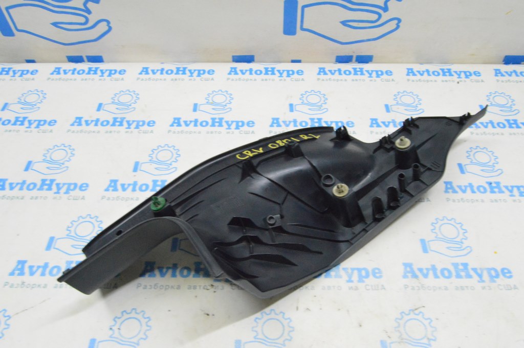 Накладка порога внутр зад лев Honda CRV 07-11 черн (01) царапины — фото 4