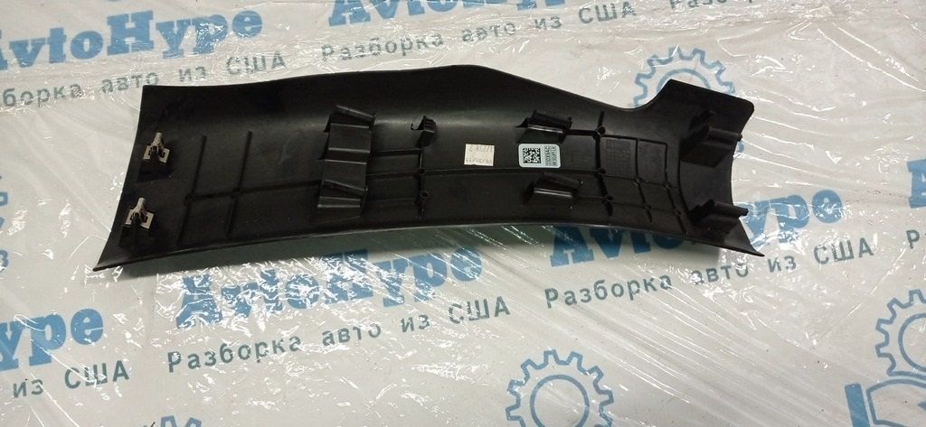 Накладка порога внутренняя зад лев Chrysler 200 15-17 черн — фото 2