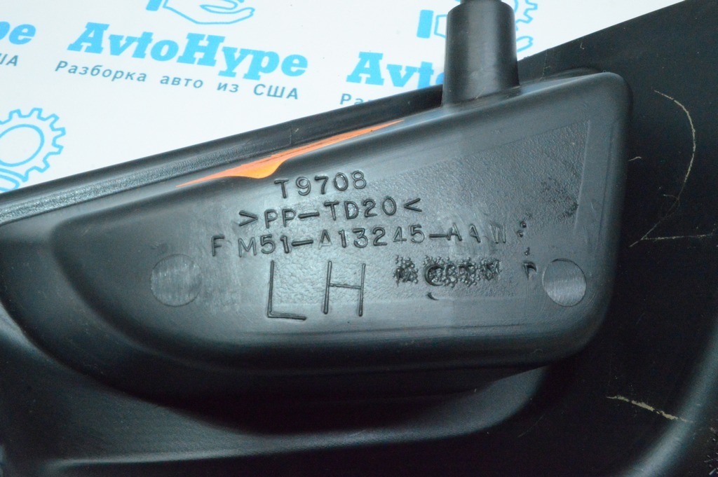 Накладка порога зад лев Ford Focus mk3 11-18 черн — фото 3