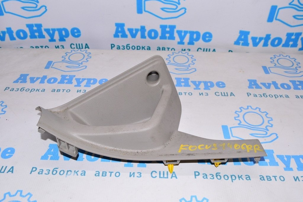 Накладка порога зад прав Ford Focus mk3 11-18 серая
