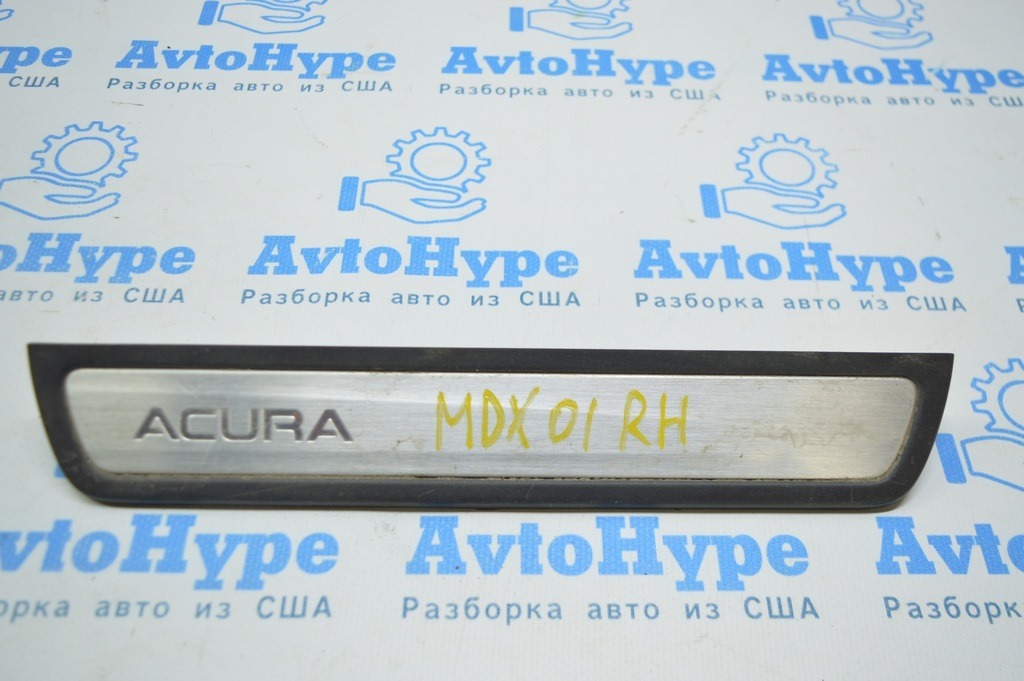 Накладка порога зад прав наружн Acura MDX 14-20 хром