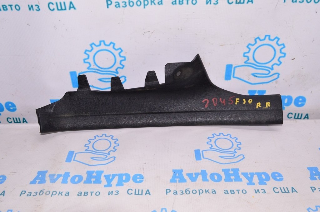 Накладка порога зад прав внутр BMW 3 F30 12-19 черн