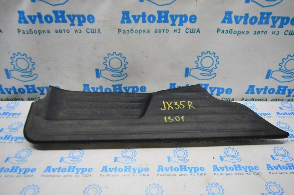 Накладка порога зад прав внутр Infiniti JX35 QX60 13- черн