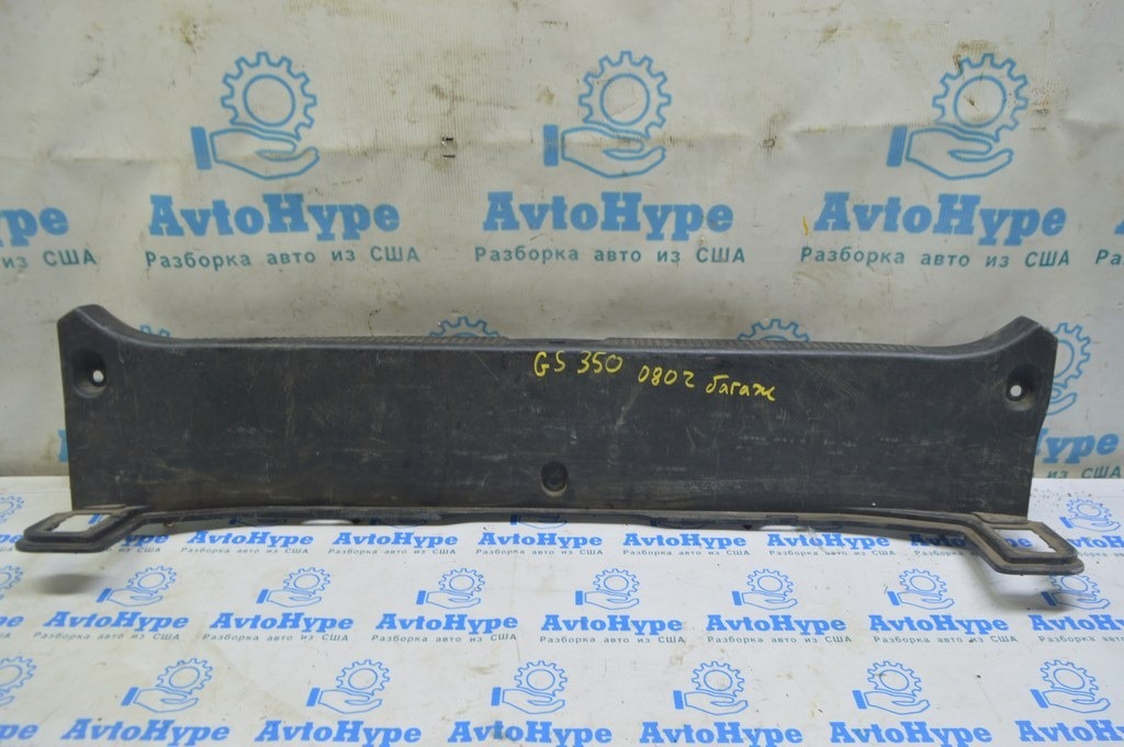 Накладка проема багажника Lexus GS300 GS350 GS430 GS450h 06-11 черн (02) царапины