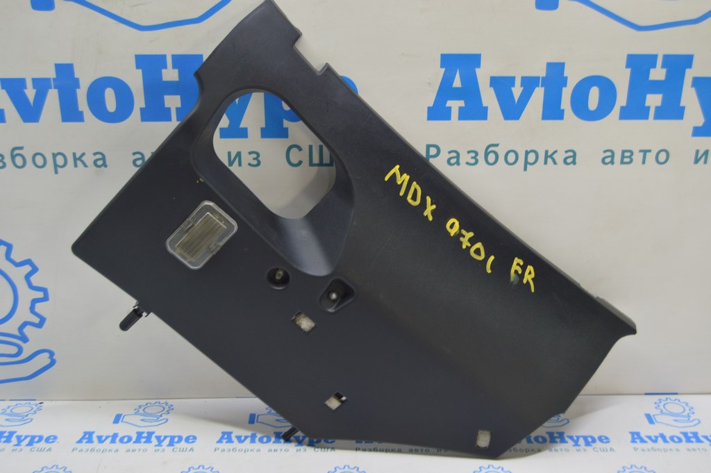 Накладка пространства ног пассажира Acura MDX 07-13 черн